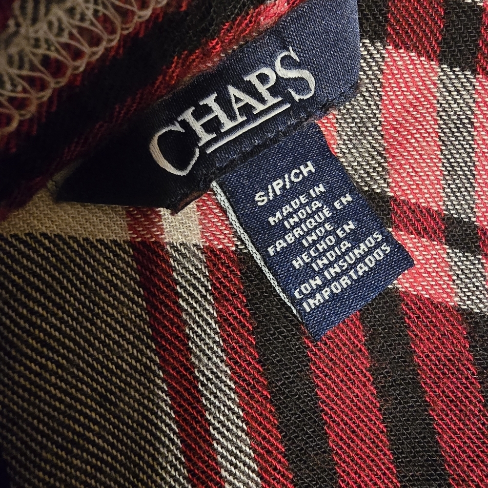 Chaps Plaid Midi Skirt - Dark Academia / Classic Tartan - Size Small - Picture 9 of 11